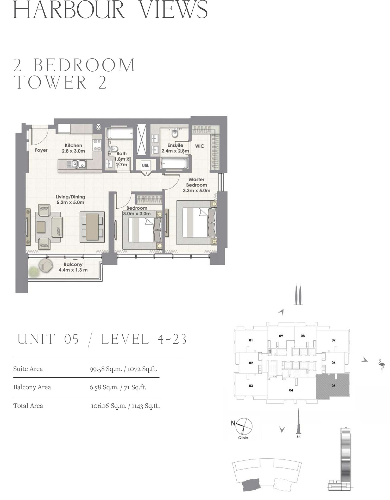 2 BEDROOM 1