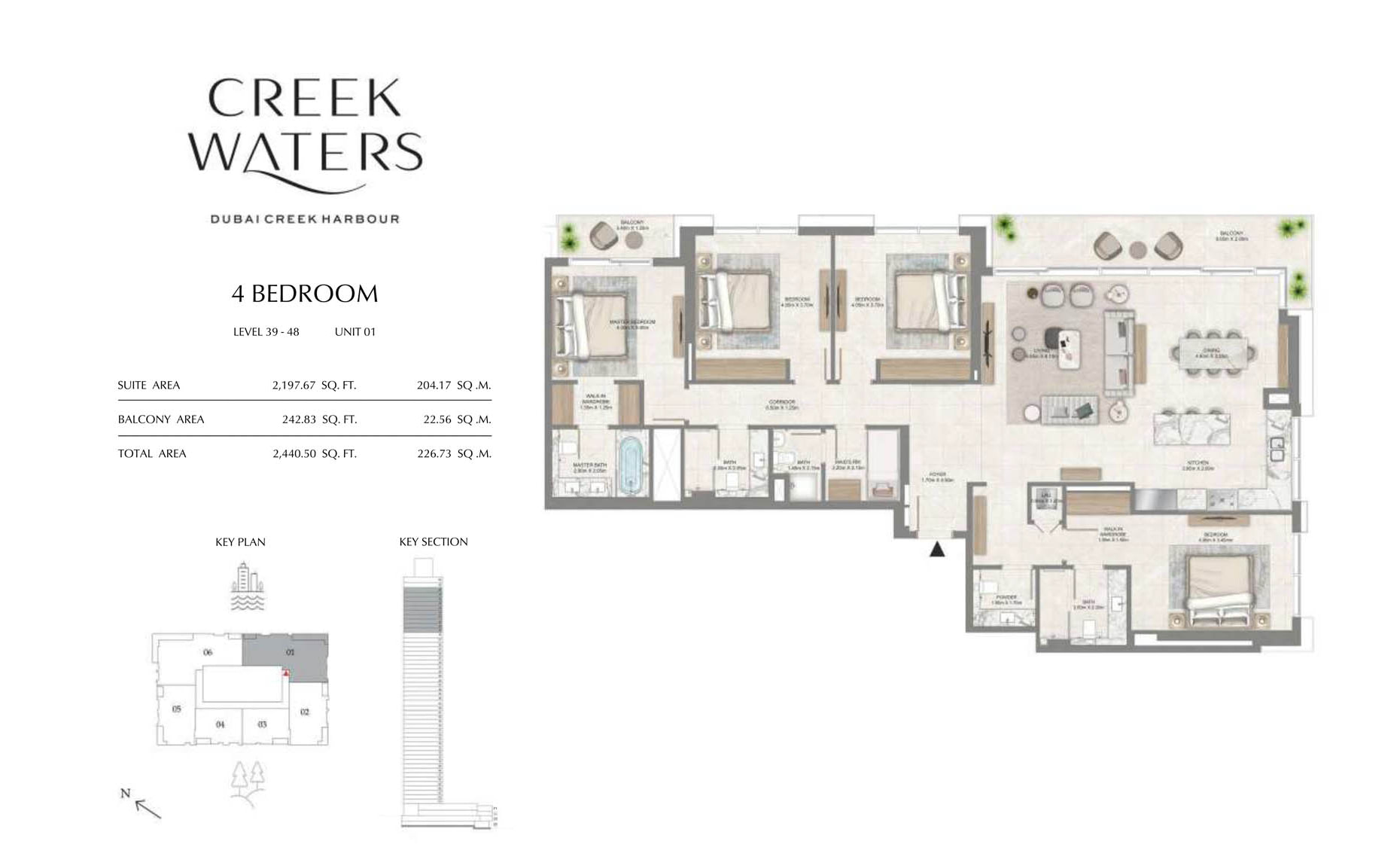 Creek Waters - 4 Bedrooms + Maid
